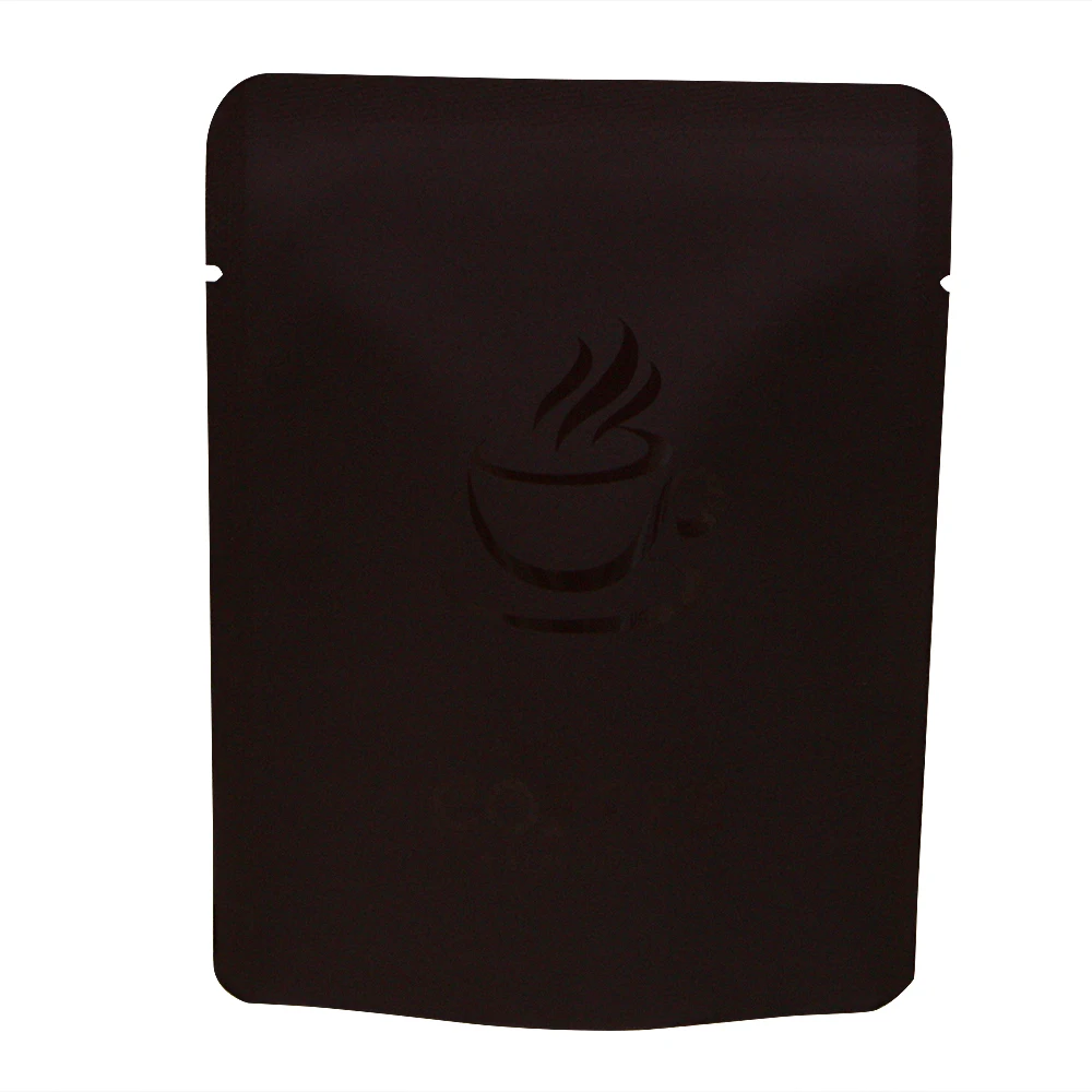 Wholesale flat bottom coffee drip packaging bags pouch coffee tea bags with valve and zipper