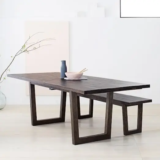 Logan Industrial Expandable Dining Table