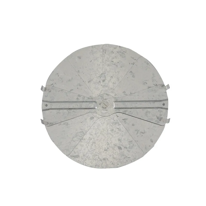 Galvanized Steel Round Adjustable Radial Damper HVAC Air Supply