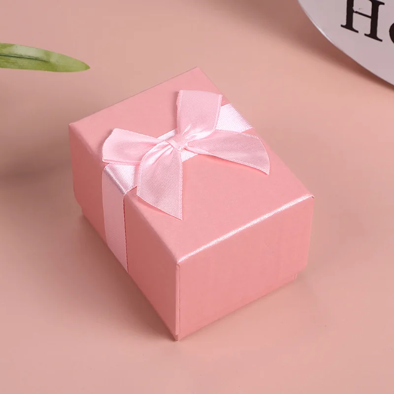 Simple Birthday Gift Box Jewelry Box Brown Pink Luxury Empty Retail Collection Paper Long Watch Box for Gift