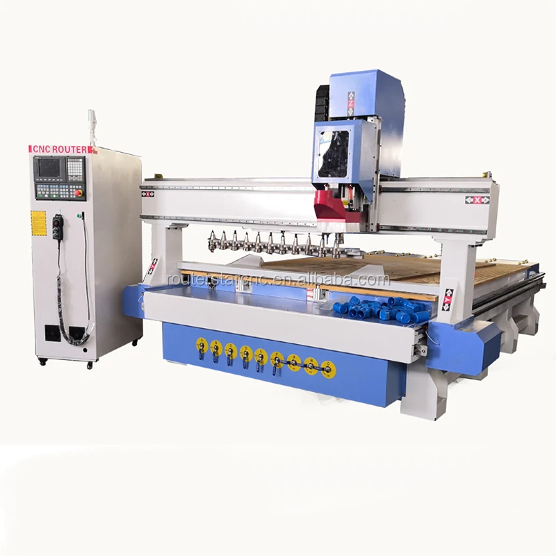 1325 ATC  cnc Router  with Linear Tool magazine/Automatic wood carving cnc machine