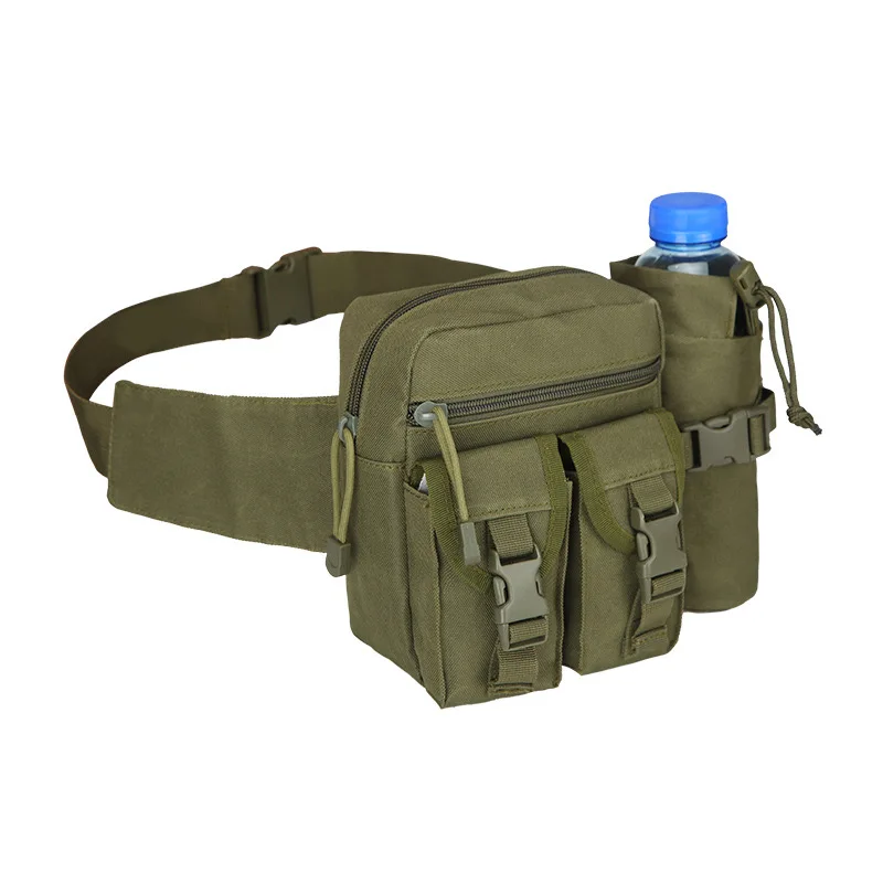 Tactical Multi-Functional Small Waist Bag Outdoor Cycling Chest Satchel Zipper Closure Camo Camouflage Patterns