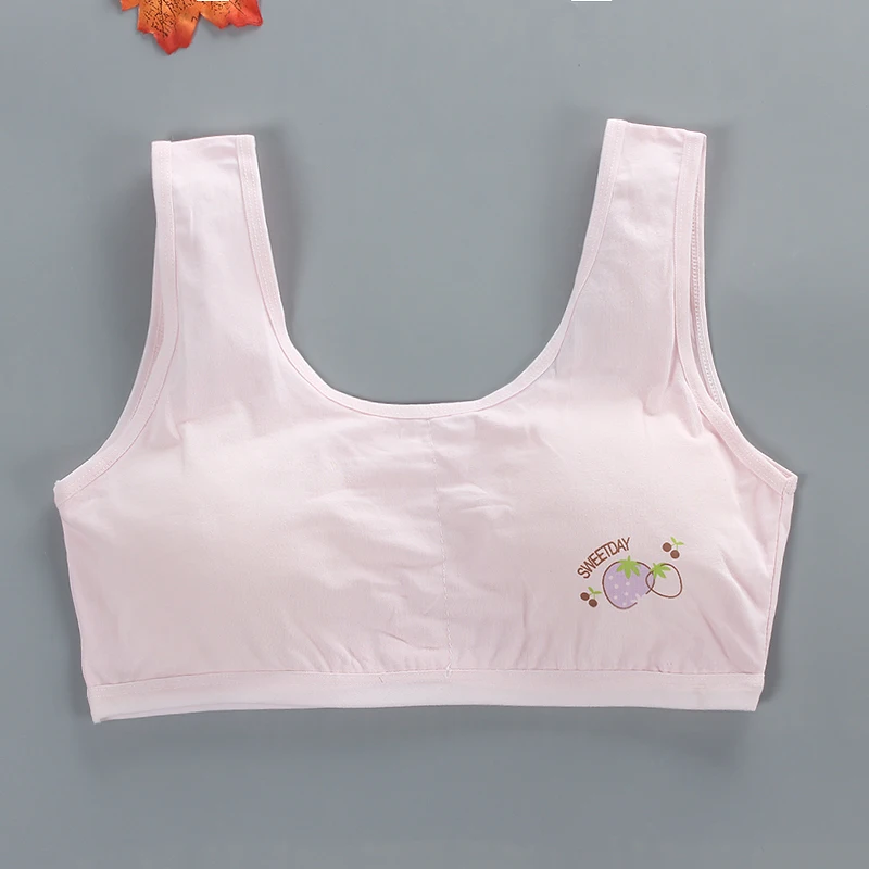 YCH sports tank top bra female students developmental cotton underwear girls bra