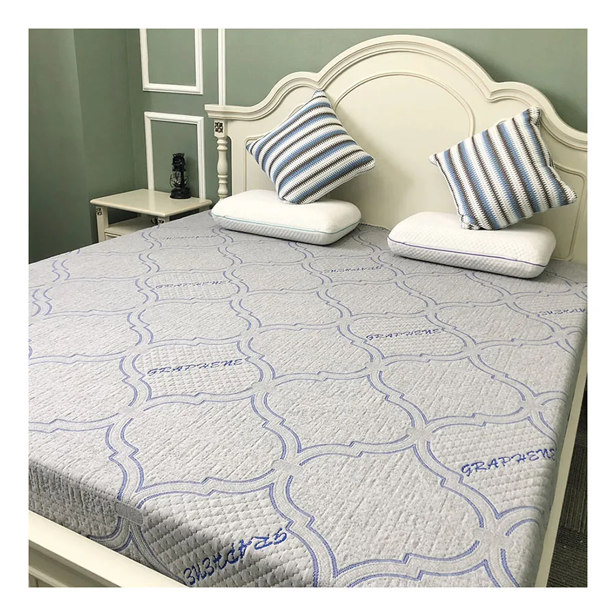 Hot Sale Home Textile Fabrics Jacquard Knitted Graphene Mattress Fabrics