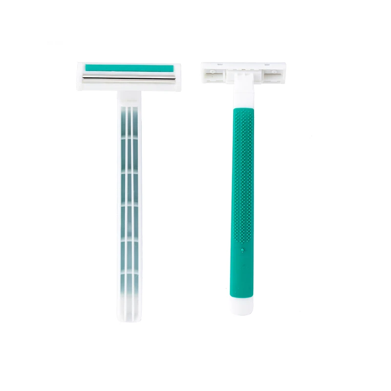 PearlMax wholesale supplies professional salon razor handle lubricating strip twin blade disposable razor for man