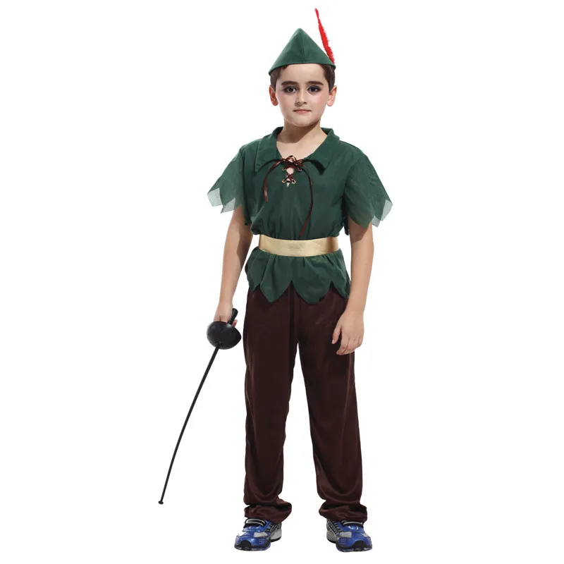 Red Ninja Cosplay Movie Boy Halloween Jumpsuit Mardi Gras Party Costume With Superhero Cape