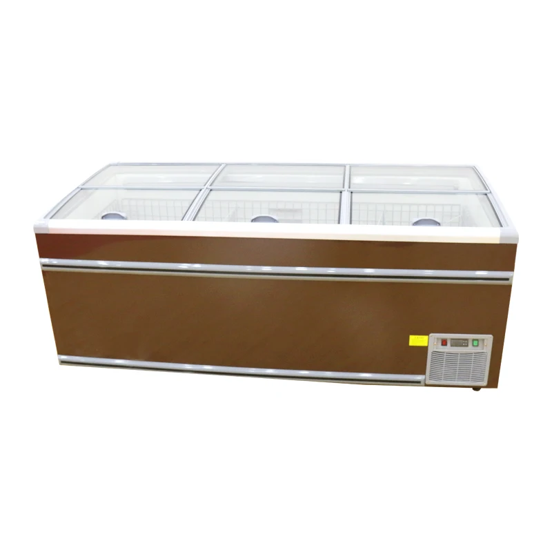 Supermarket Display Cabinet Freezer Commercial Cabinet Island Freezer Island Display Cabinet Freezer