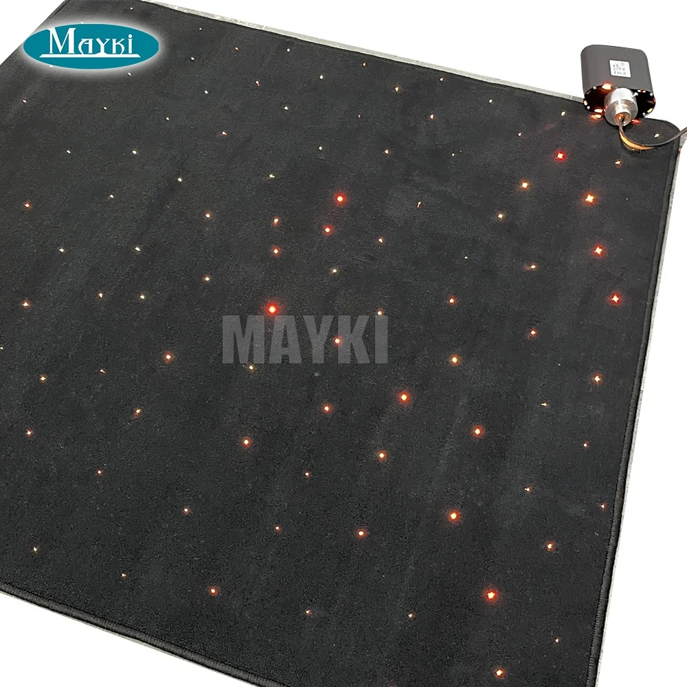 2 м x 1 сенсорные комнаты волоконно-оптический Звездный ковер с интерактивным сенсорным контроллером