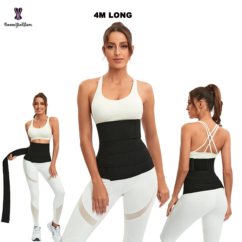 Slimming Waist And Thigh Fashion Body Shaper Tummy Wrap Sweat Slimming Waist Trimmer Belt Waist Trainer