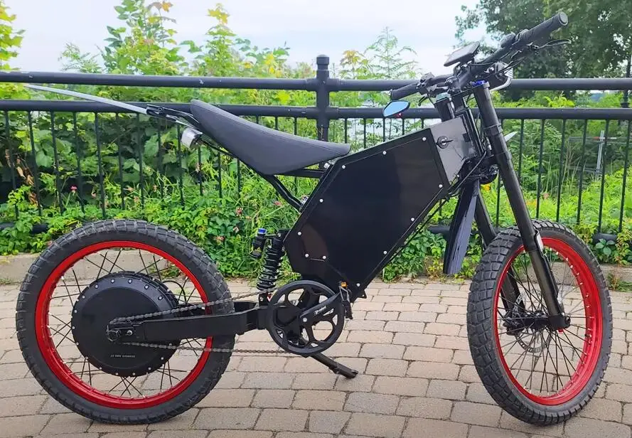 Новинка 5000 Вт 72 В 26 А ч большой мощности для взрослых Электрический Внедорожный гоночный электровелосипед питбайк мотоцикл кросс-19/21 шина