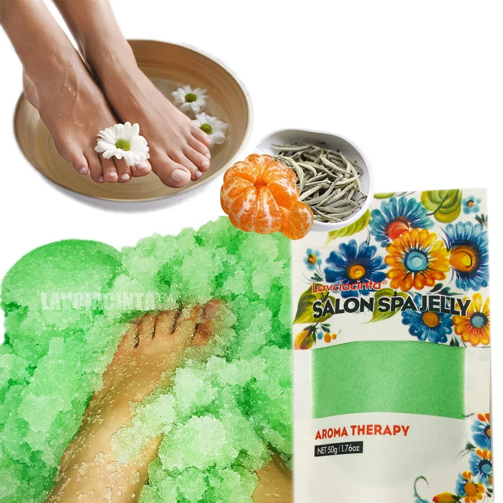 Набор для маникюра и педикюра Jelly Spa набор скраб ног спа-ванны подарочный