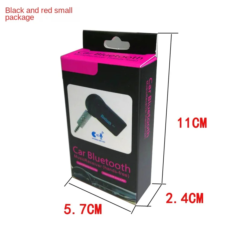 Wireless 3.5mm Stereo Music 5.0 Radio Adapter Aux Usb Bt Hands-free Kit For Cars