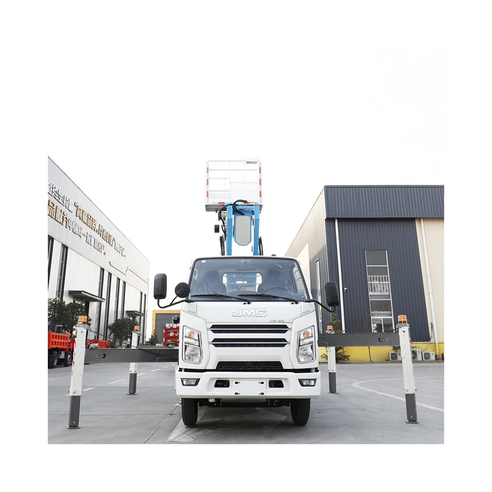 25m ISUZU Telescopic Aerial Work Platform Truck Hydraulic Aerial Cage High-altitude Working Vehicle