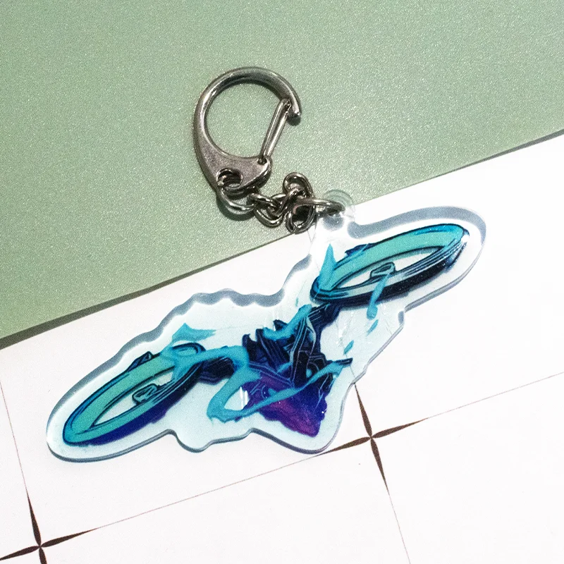 Cute Custom Design Custom Acrylic Plastic Keychain Charm With Epoxy Amine Acrylic Keychain