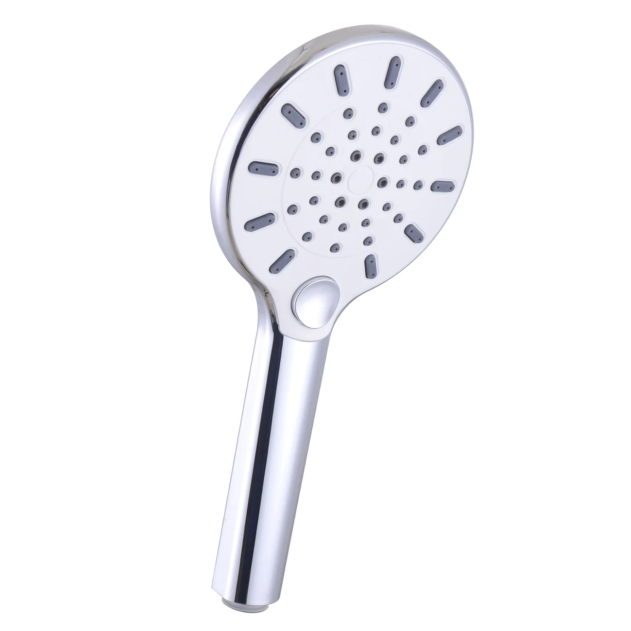Wholesale New Style Bathroom Button Switch Hand Shower 3 Function Massage Shower Head