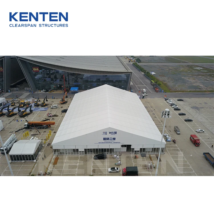 KENTEN large aluminum frame structure marche couvert event tent commercial outdoor event exhibition marquee tent for 3000 people