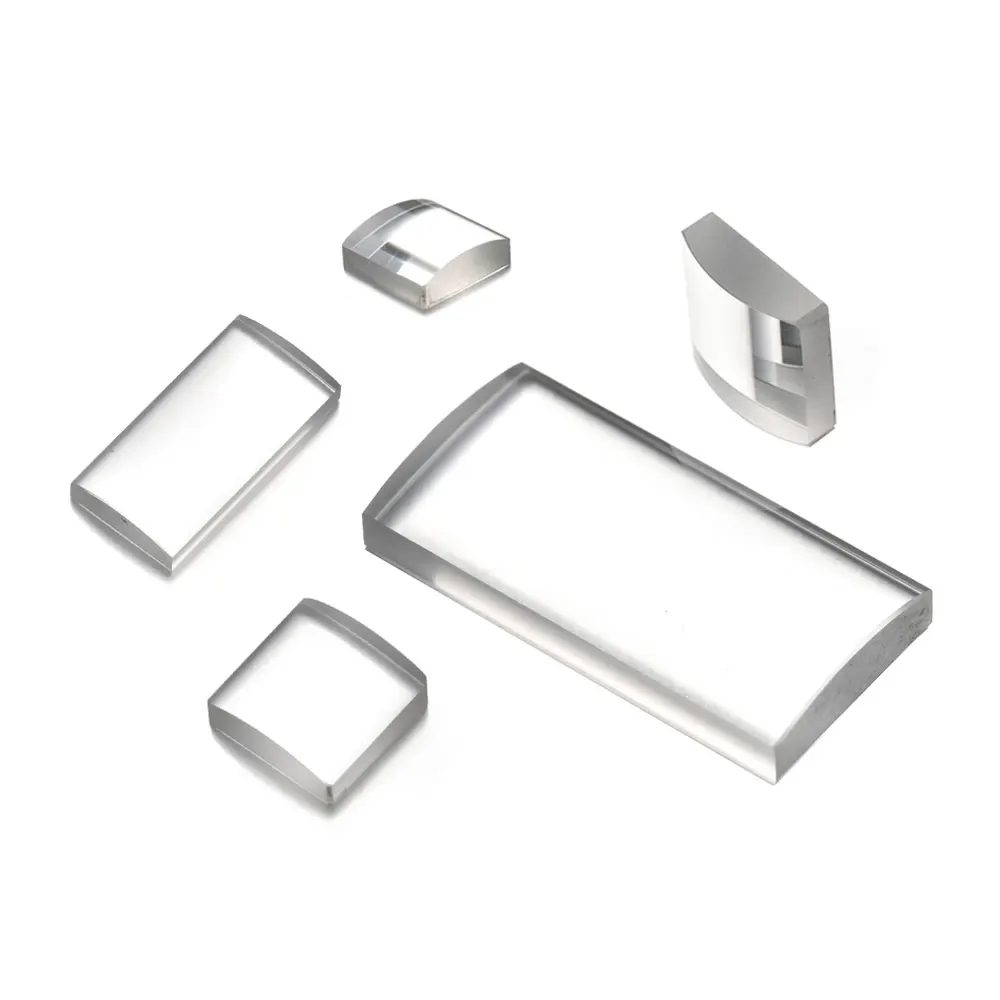 OEM BK7/K9, Fused Silica, CaF2 Plano Convex/Plano Concave Cylindrical Lenses