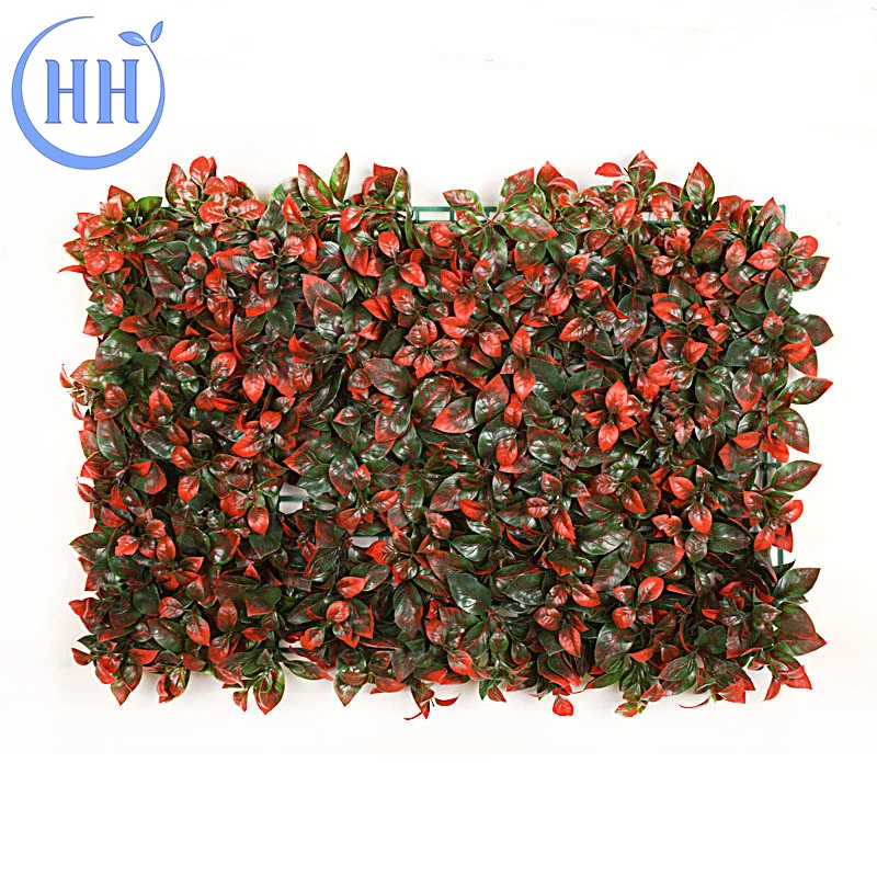 Wholesale Boxwood Hedge Plants Vertical Garden Artificial Green Grass Wall panel For Wedding Deco