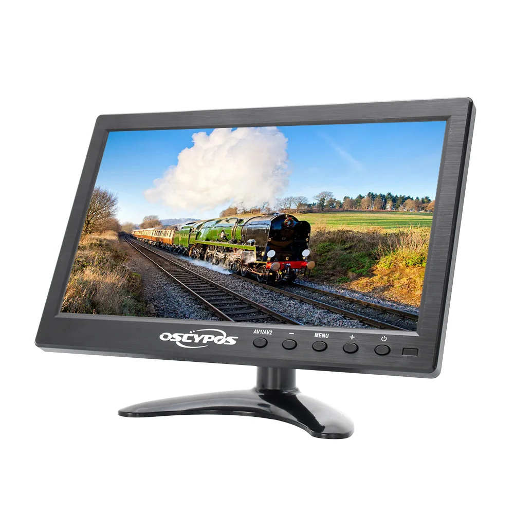 10 Inch 1280*800 High Brightness Led Cctv Plastic Shell Case Monitor With Av Input