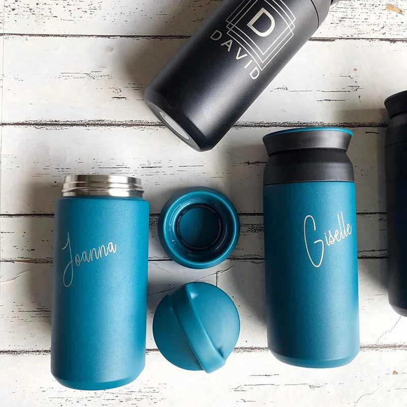 In stock Custom Stainless Steel Thermal 500ml 350ml Travel Element  Mug Vacuum Flask bottle