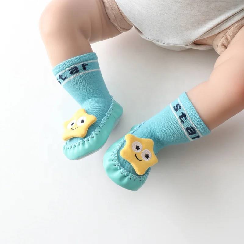 
2021 Wholesale Newborn Children Socks Cotton Baby Organic Ribbed Anti Slip 3D Animal Toddler Baby Socks 