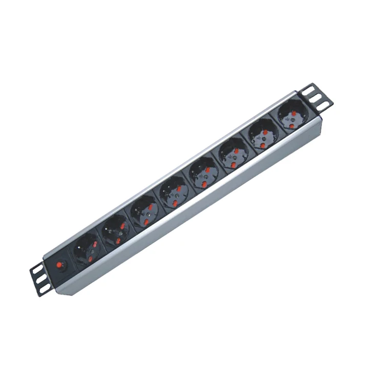 250v 8-ways cabinet power pdu italian rack socket