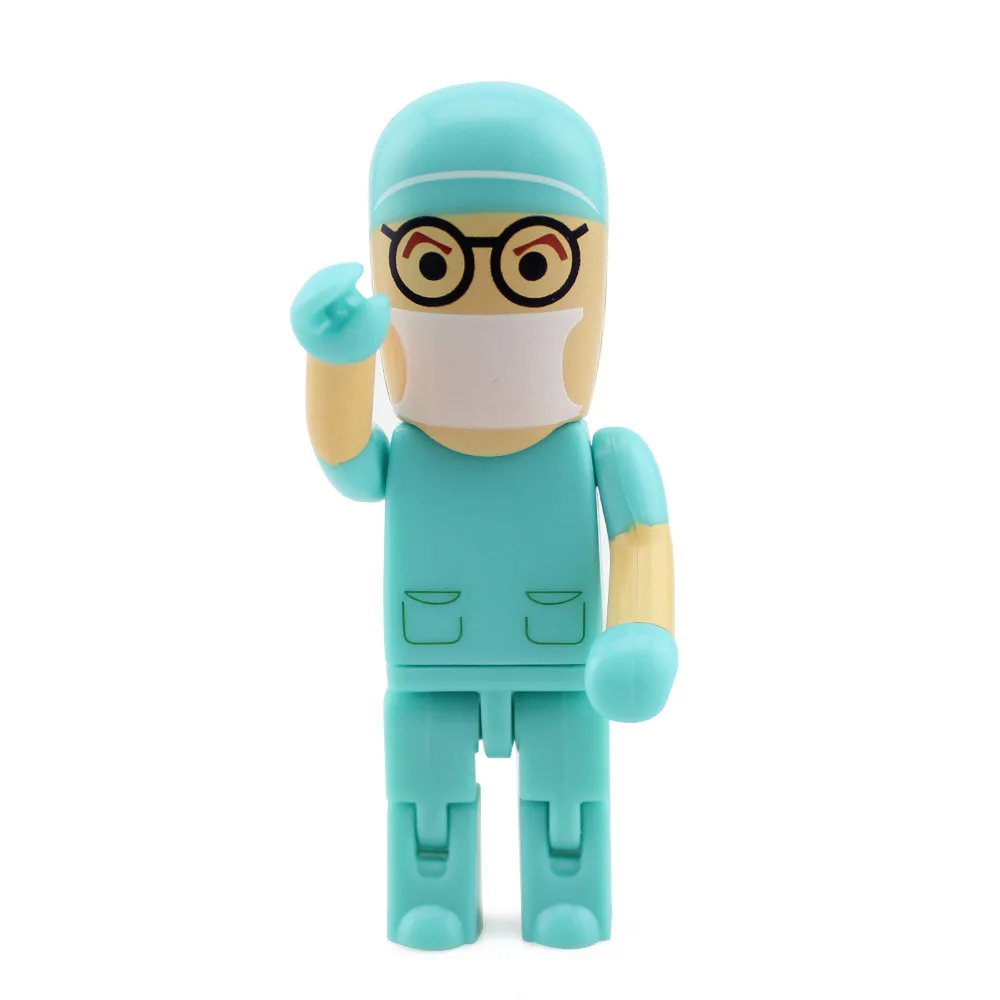 Hospital Plastic Doctor Usb Flash Drive Special Flash Memory Nurse Lawyer Policeman Usb 8GB Medical Pharma Pen Drive