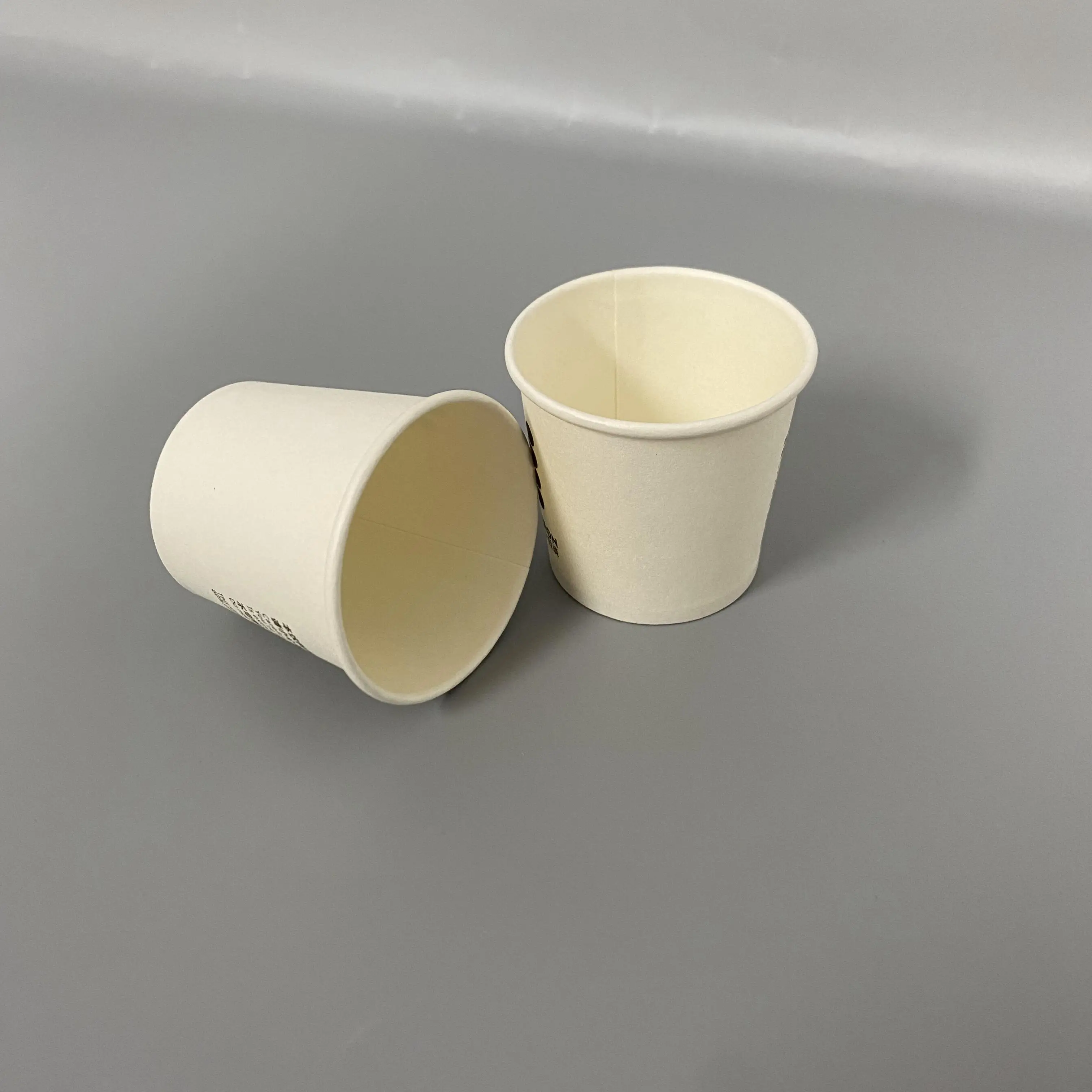 3oz Espresso Coffee Paper Cups 2.5oz 4oz 6oz Custom Logo Printed Disposable Tasty Coffee Cups