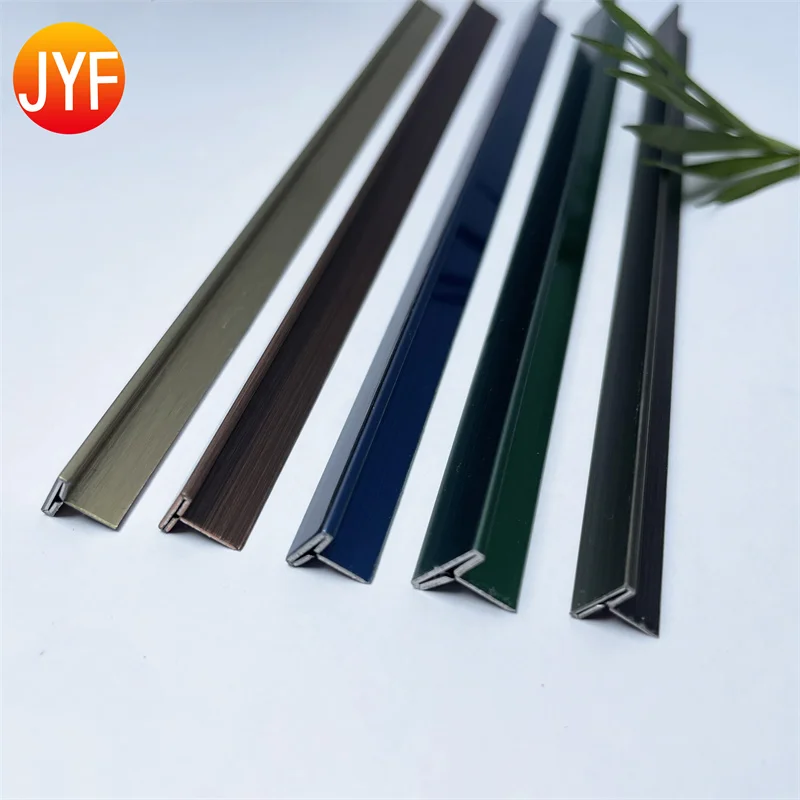 H650 SUS 304 Stainless Steel T Profile moulding trim strip line  pvd ss profile