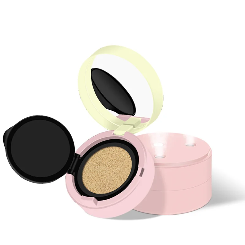 New Organic Moisturizing Brightening Air Cushion BB CC Cream Foundation With Mini Portable Humidifier