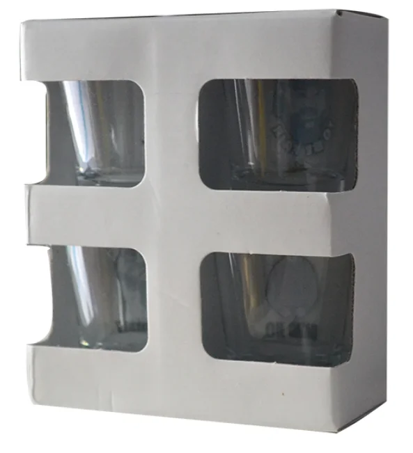 Clear Shot Glasses Bulk Small Whiskey Shot Glass 6 Pack Shot Glasses Set with Heavy Base