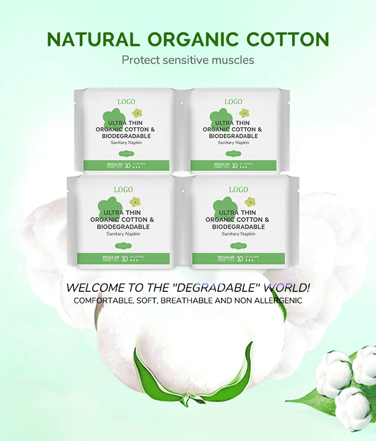 Premium Grade Eco Friendly Breathable Bio Organic Cotton Panty Liners Suppliers