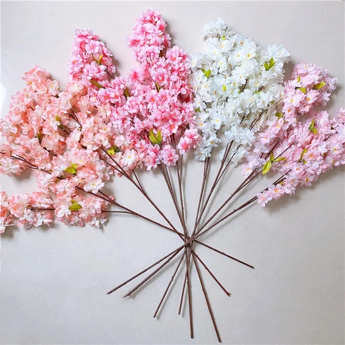 F-1552 Factory Discount Indoor Decoration Pink Wedding Centerpieces Arch Artificial Cherry Blossom Branches
