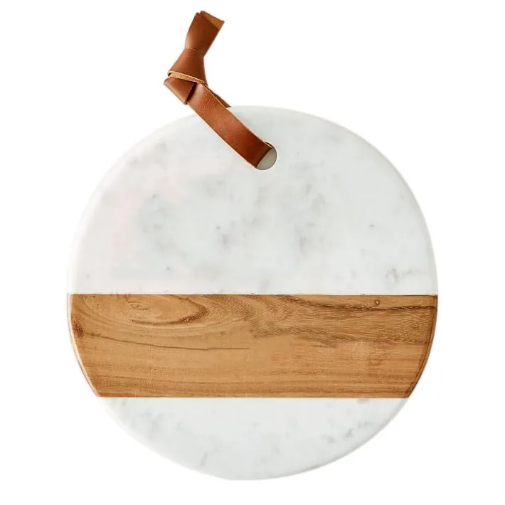 
Sample free marble wood cheese board crate and barrel marble cheese board bamboo board furniture meat and cheese platter 