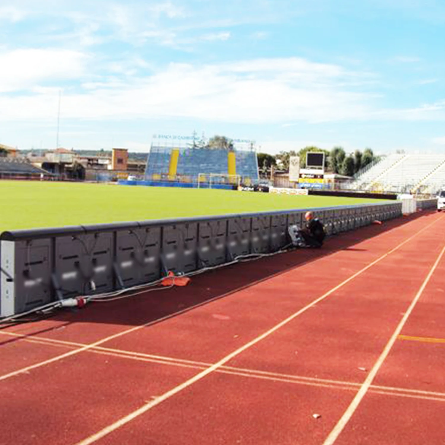 P10 10Mm Sports Basketball Football Soccer Cricket Stadium Perimeter Advertising Led Display Screen Banner Billboard