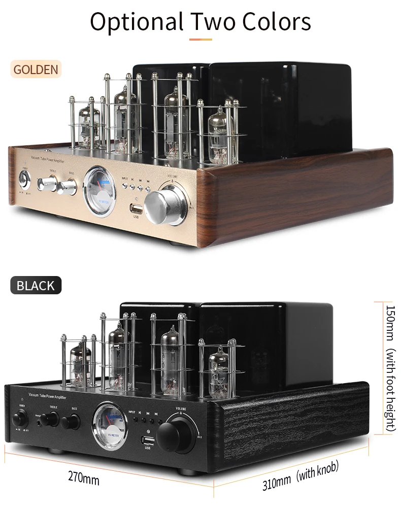 Newest product tube amplifier hi fi amplifier with optical function