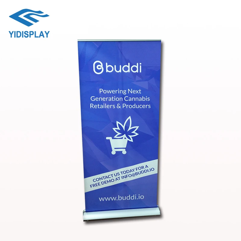 Factory Direct Tripod Outdoor Backdrop Banner Stand Display Roll Up Banner