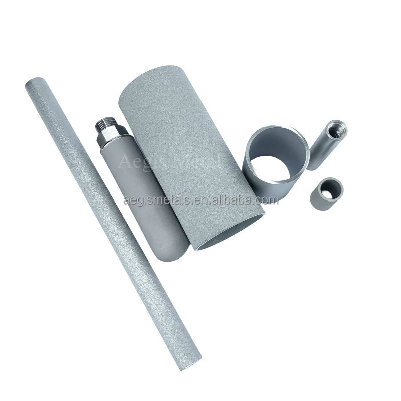 500um 10um 0.5um Stainless Steel 316L Porous Sintered Monel 400 Filter Elements Ti sintered Powder filters