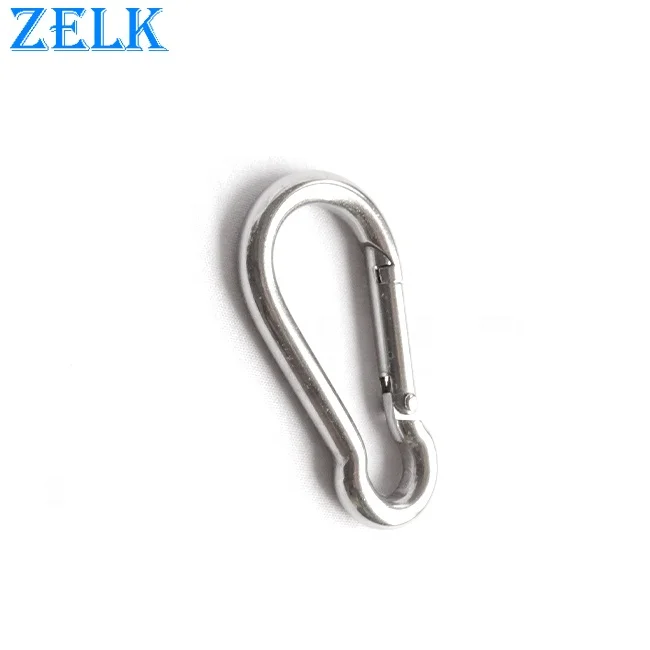 Rigging Hardware of High Polished Stainless Steel Carabiner Hook DIN5299C Hook