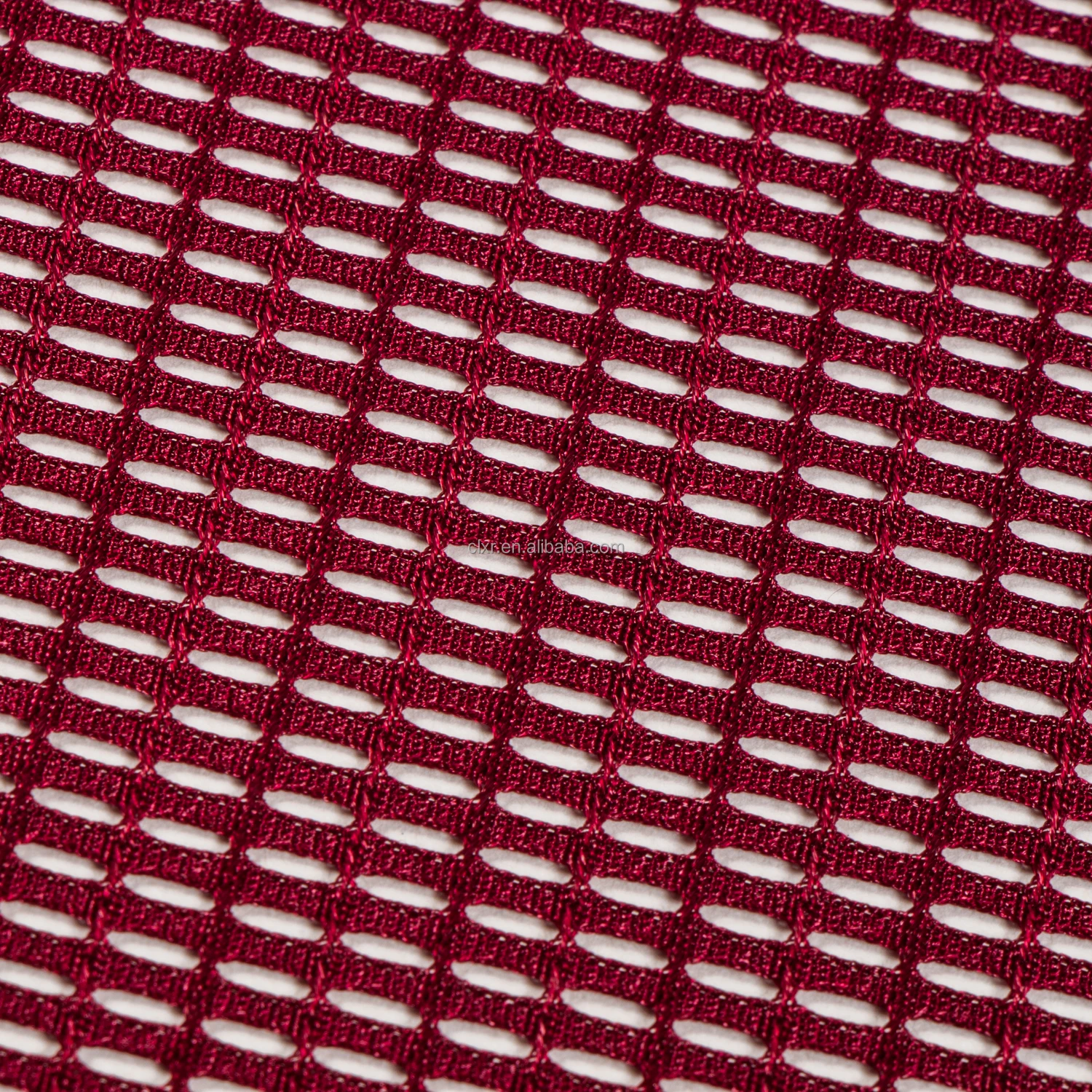 High Elasticity Recycled Polyester Mesh Fabric Bubble Net Material Warp Mesh Jelly Knitting Fabric Factories