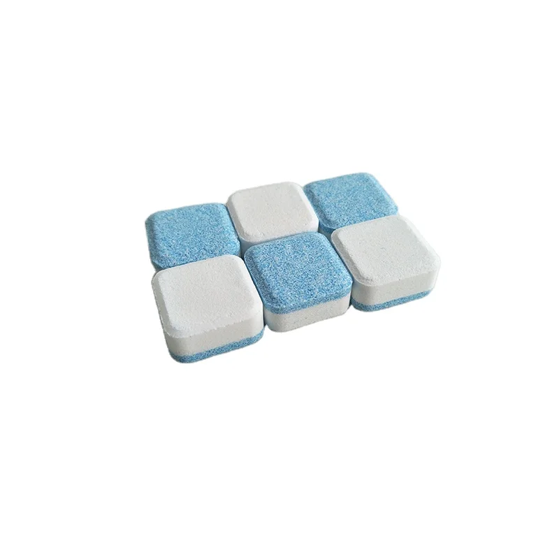 Deep Clean Remove Odor Add New Active Enzyme Slot Effervescent Washing Machine Cleaning Tablets Cleaner