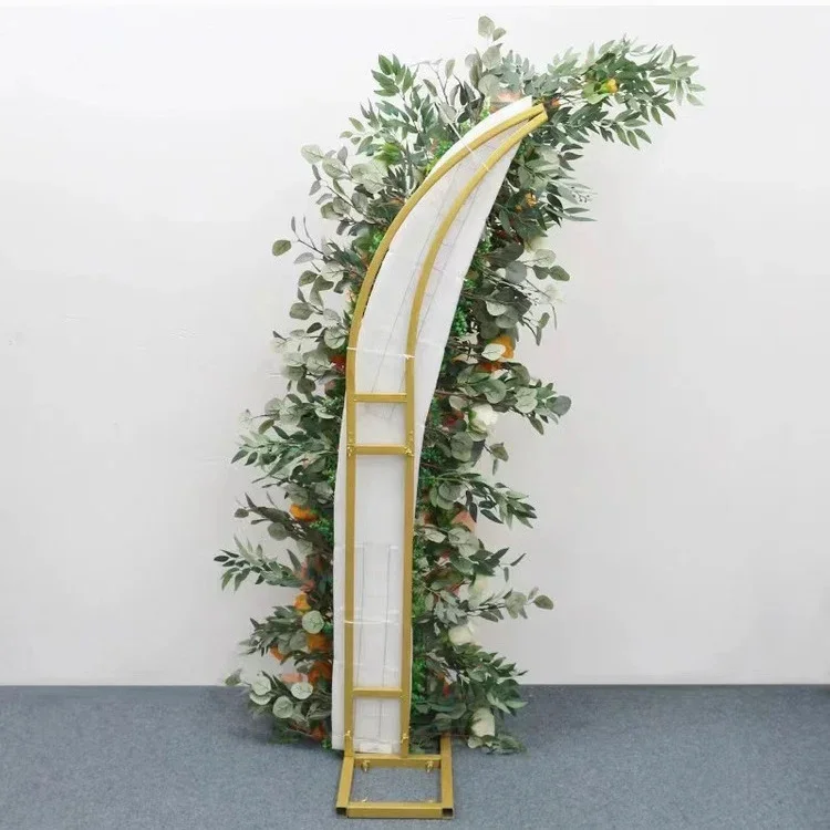 New Party Backdrop Design Wedding Arch Horn wedding props arch iron cow horn door Backdrop Arch Stand Supplier