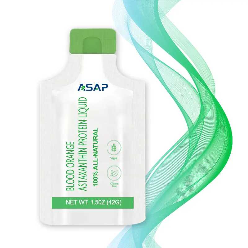 Private label Blood Orange Astaxanthin Protein Liquid for men and women Antioxidant, immune boosting