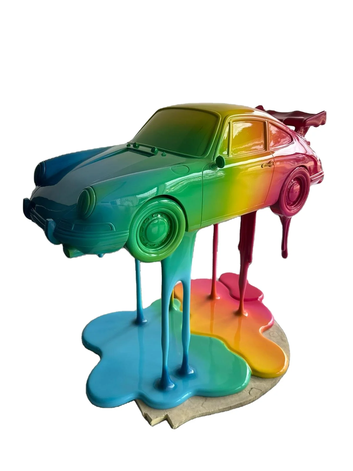 Custom Large cartoon fiberglass sculpture outdoor hotel welcome decorations statues shopping mall creative beauty furn