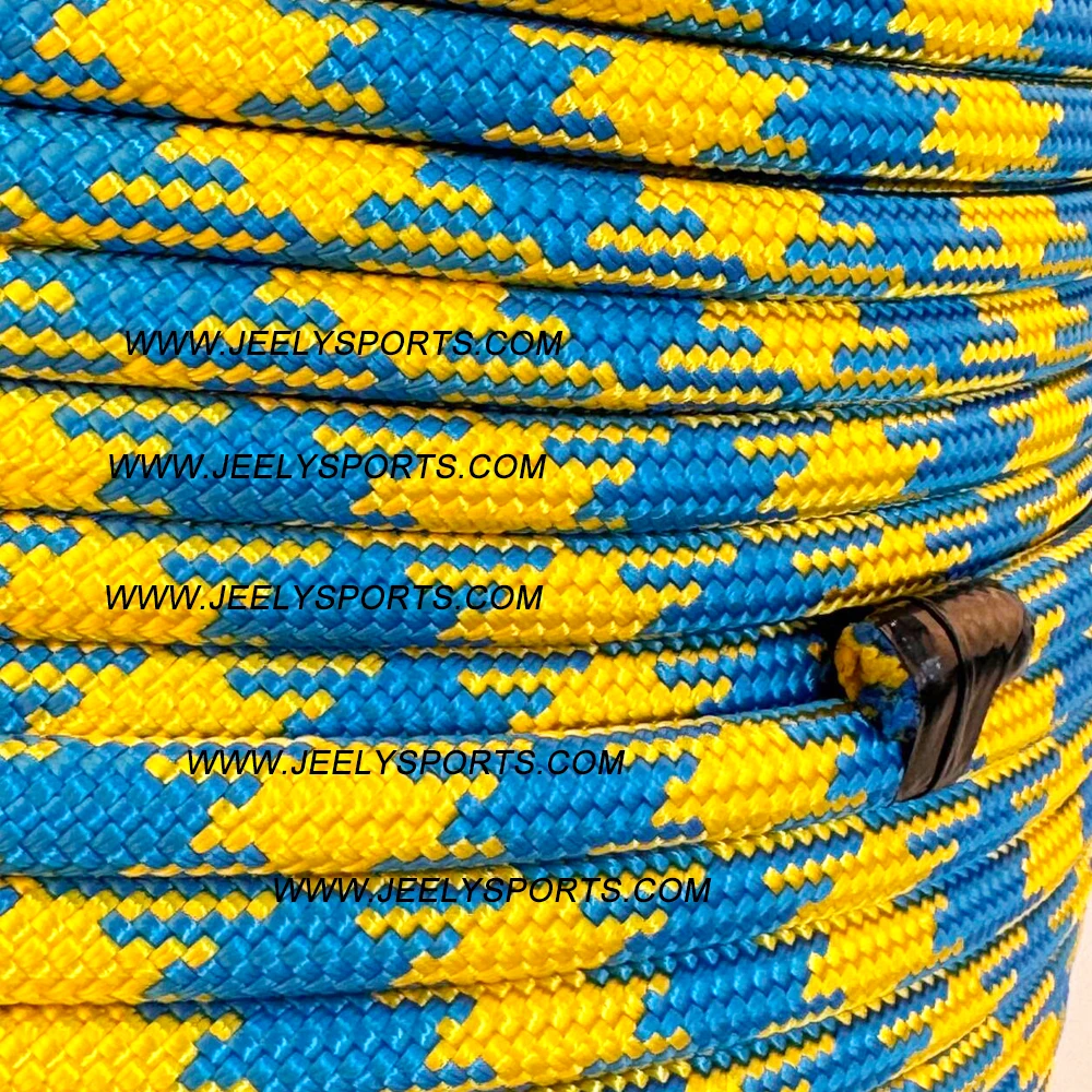 4mm 6mm 8mm 10mm 12mm 14mm Solid Double Braided UHMWPE Core With Polyester Cover Sheath Rope For Sailboat