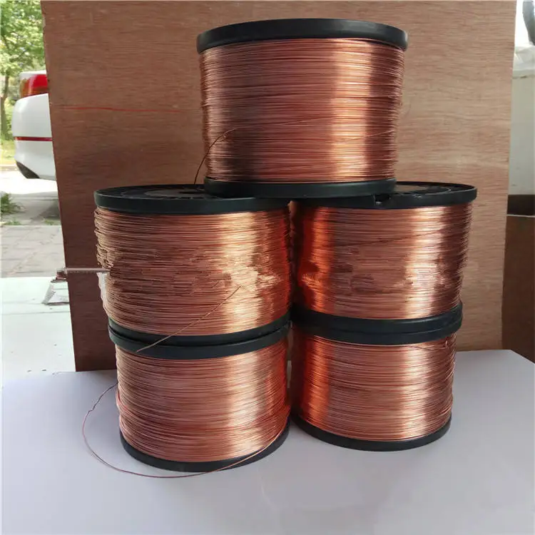 0.012-0.8mm Electric Enameled Copper Wire Professional enameled copper round wire manufacturer