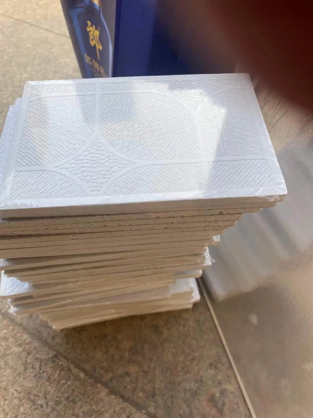 PVC gypsum ceiling board lightweight ceiling board decorative gypsum board