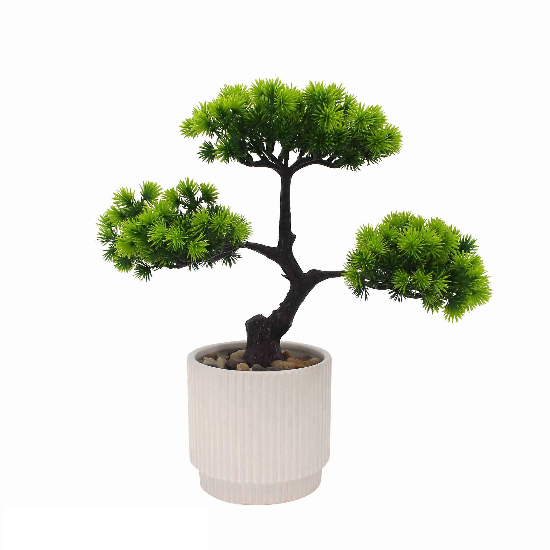 New Product Custom Simulation Fake Small Pine Tree Pots Artificial Potted Plant For Home Office Decoration