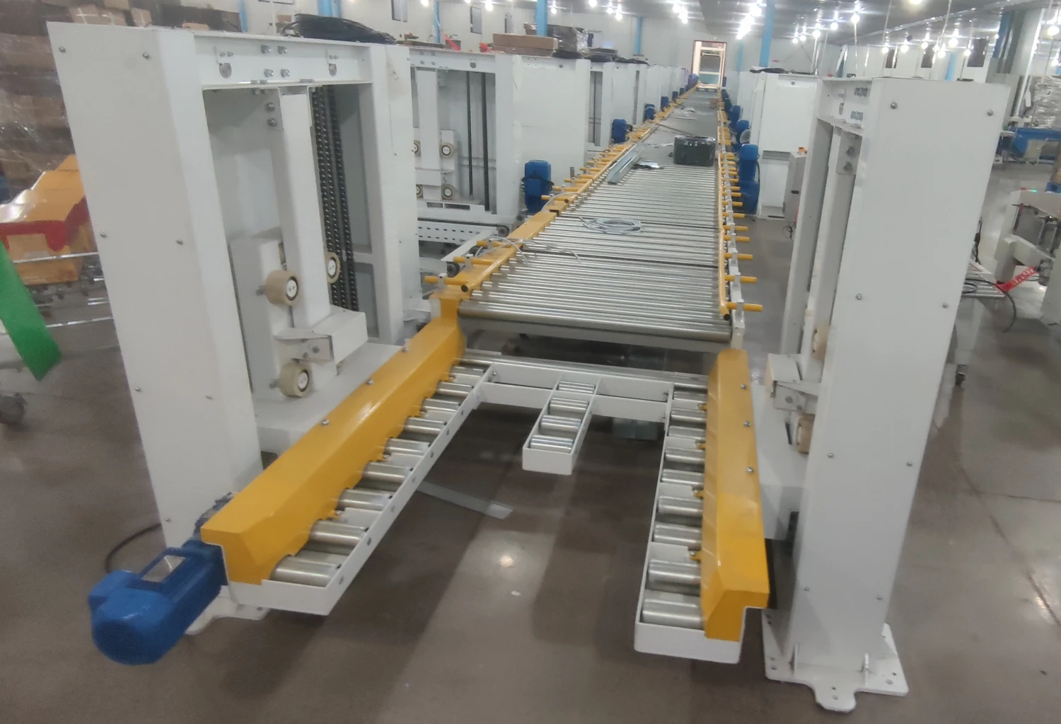 pallet conveyor systems with Pallet Ground Lifter for pallet checkpoints for maximising productivity in the facility