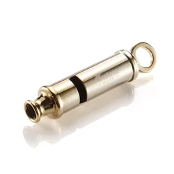 Factory Outset Two-tone siren outdoor survival brass whistle